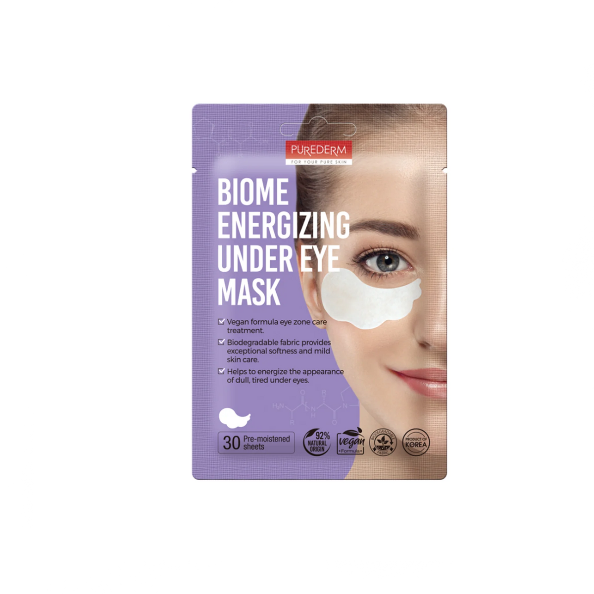 Image of purederm under eye mask 30 sheets