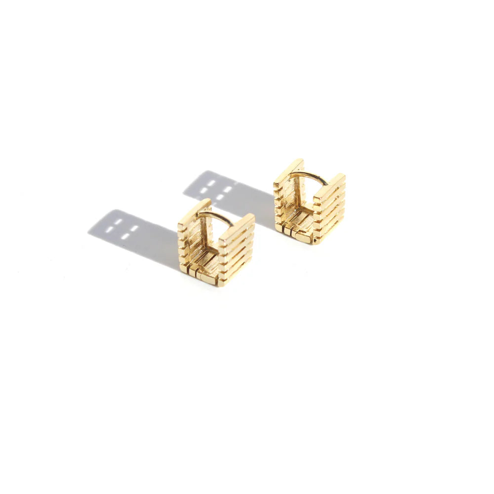 Box Huggies Earrings-Queen Of The Foxes-Matakana Pharmacy