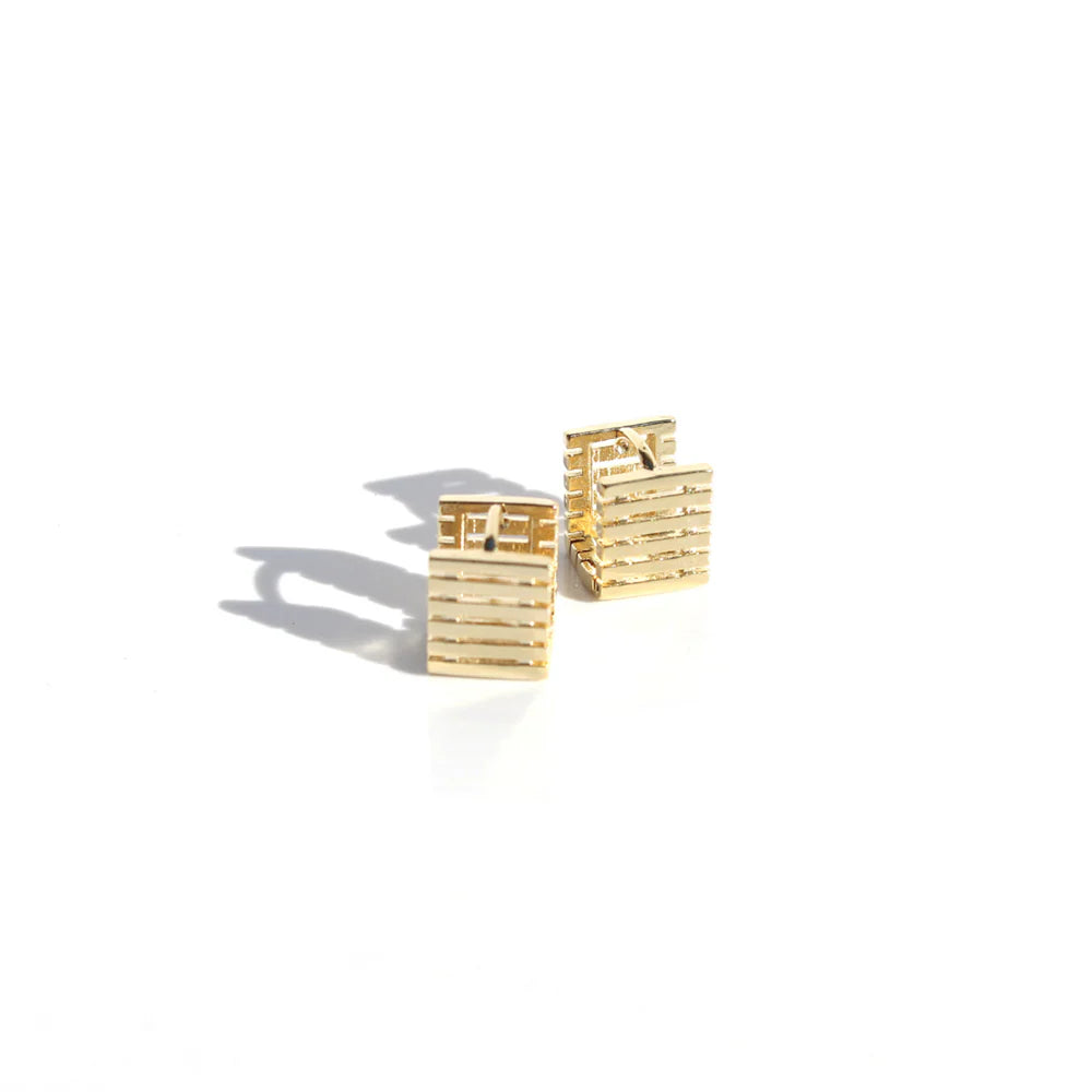 Box Huggies Earrings-Queen Of The Foxes-Matakana Pharmacy