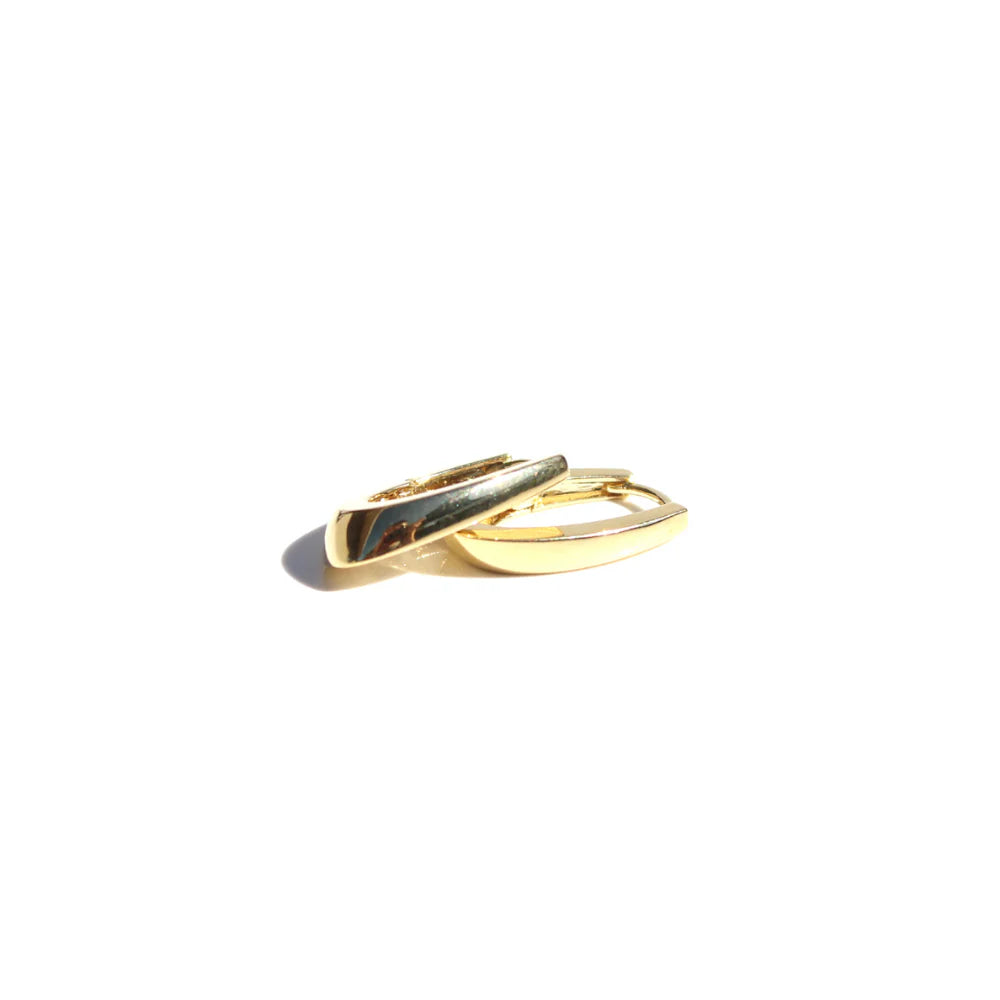Classic Oval Link Earrings Gold-Queen Of The Foxes-Matakana Pharmacy