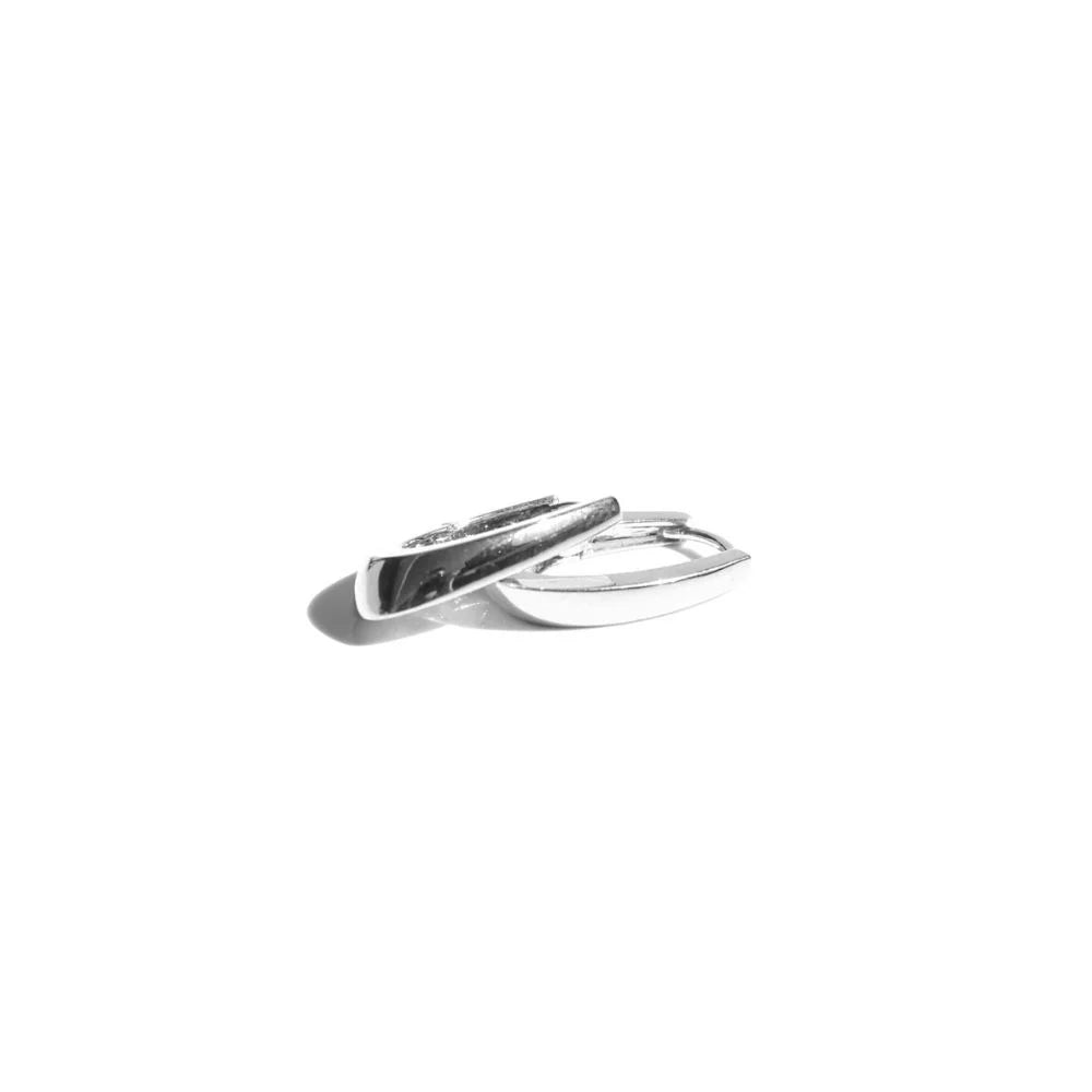 Earrings Classic Oval Link Silver-Queen Of The Foxes-Matakana Pharmacy