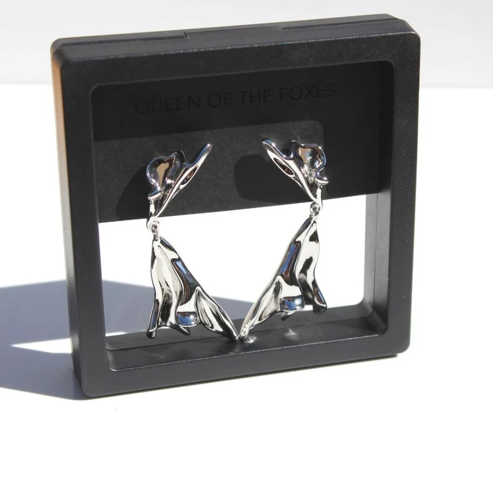 Crinkle Earrings-Queen Of The Foxes-Matakana Pharmacy