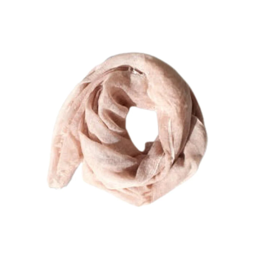 Lightest Wool Scarf Blush-Queen Of The Foxes-Matakana Pharmacy