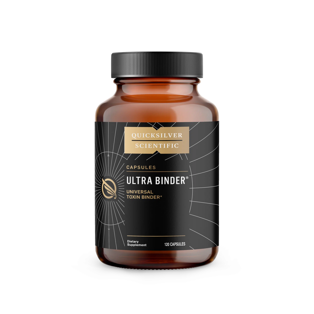 image of ultra binder 120 capsule bottle by quicksilver scientific