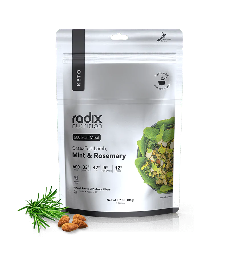 RADIX Keto Meal Grass-Fed Lamb & Mint & Rosemary 600KCal-Matakana Pharmacy