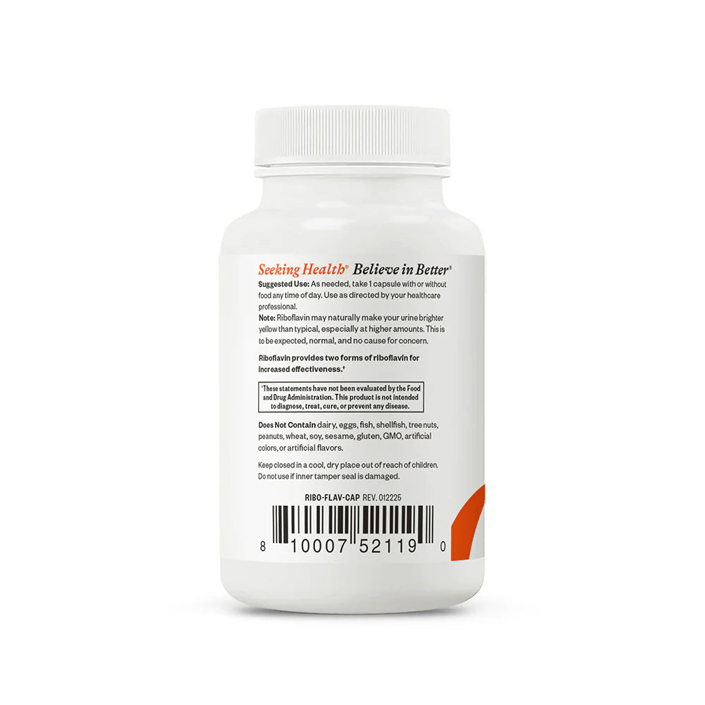 Riboflavin 60caps-Seeking Health-Matakana Pharmacy