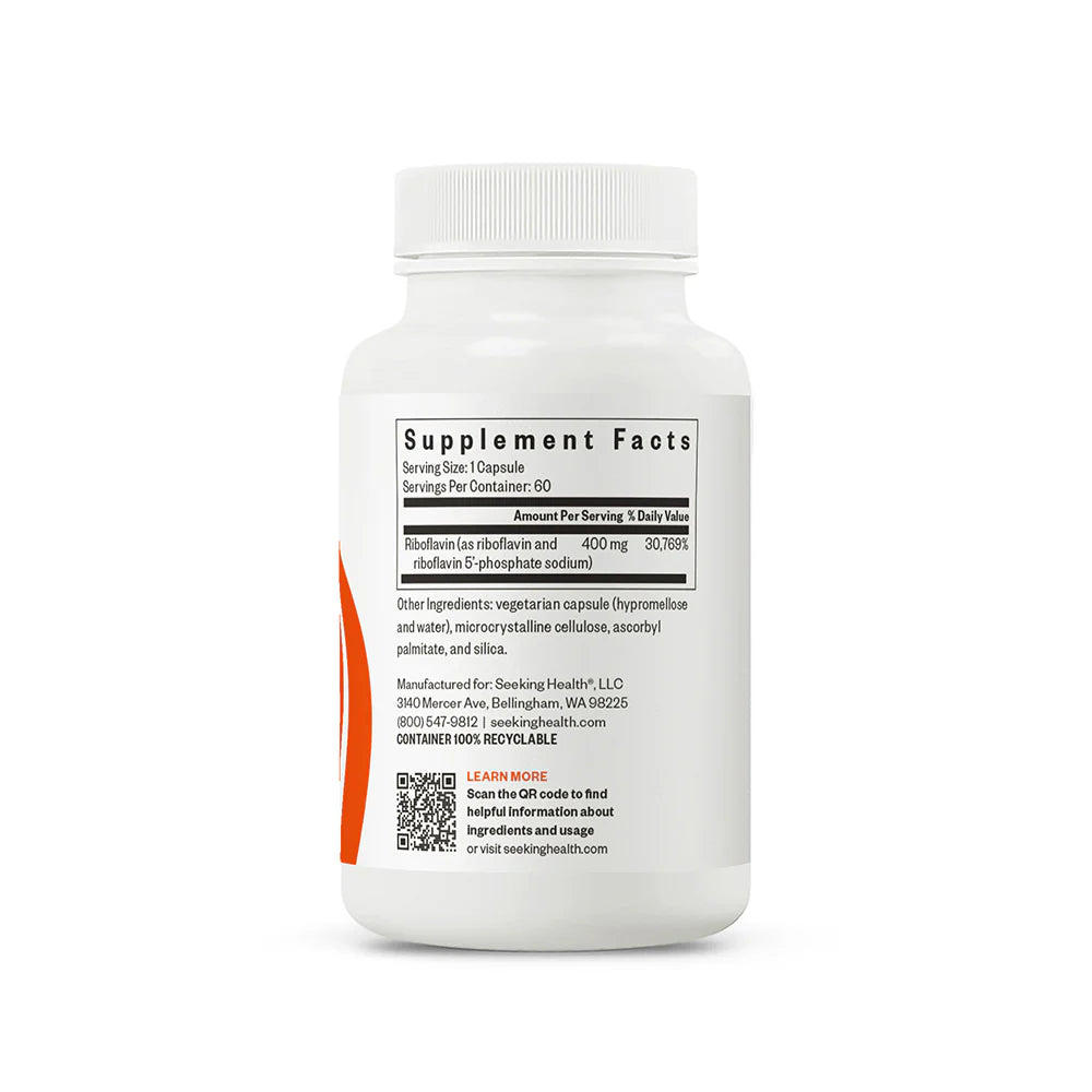 Riboflavin 60caps-Seeking Health-Matakana Pharmacy