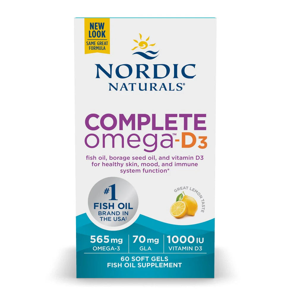 Complete Omega D3 60 Soft Gel Caps – Matakana Pharmacy