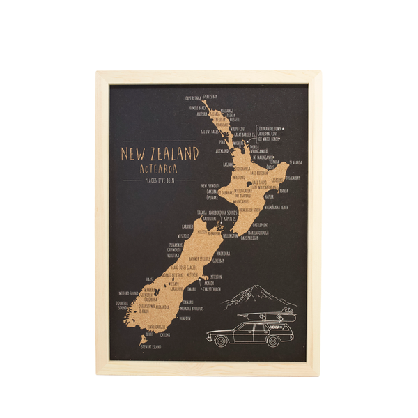 Pin Cork Map A3