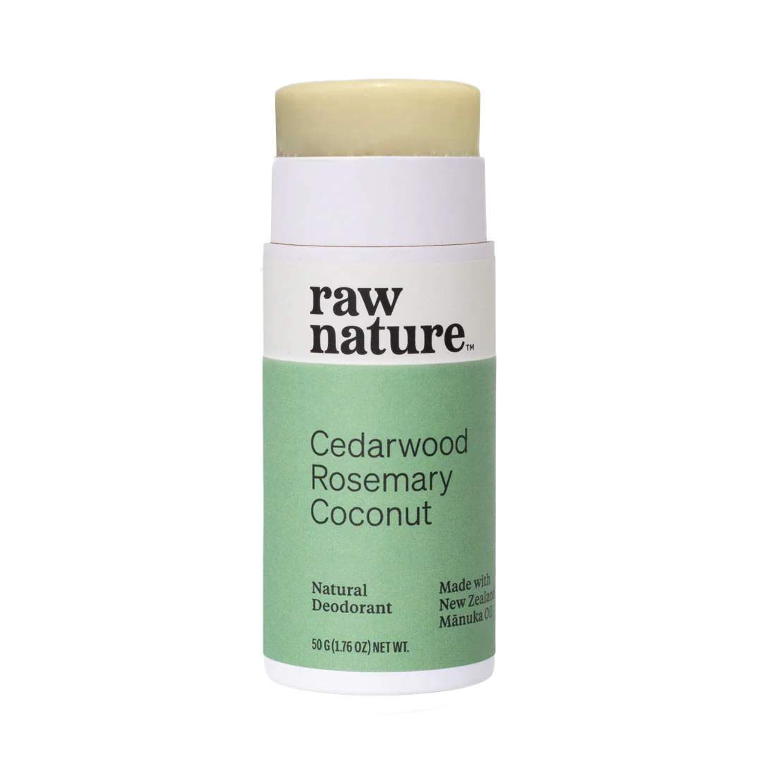 Raw Nature Deodorant Cedarwood, Rosemary, Coconut-Raw Nature Limited-Matakana Pharmacy