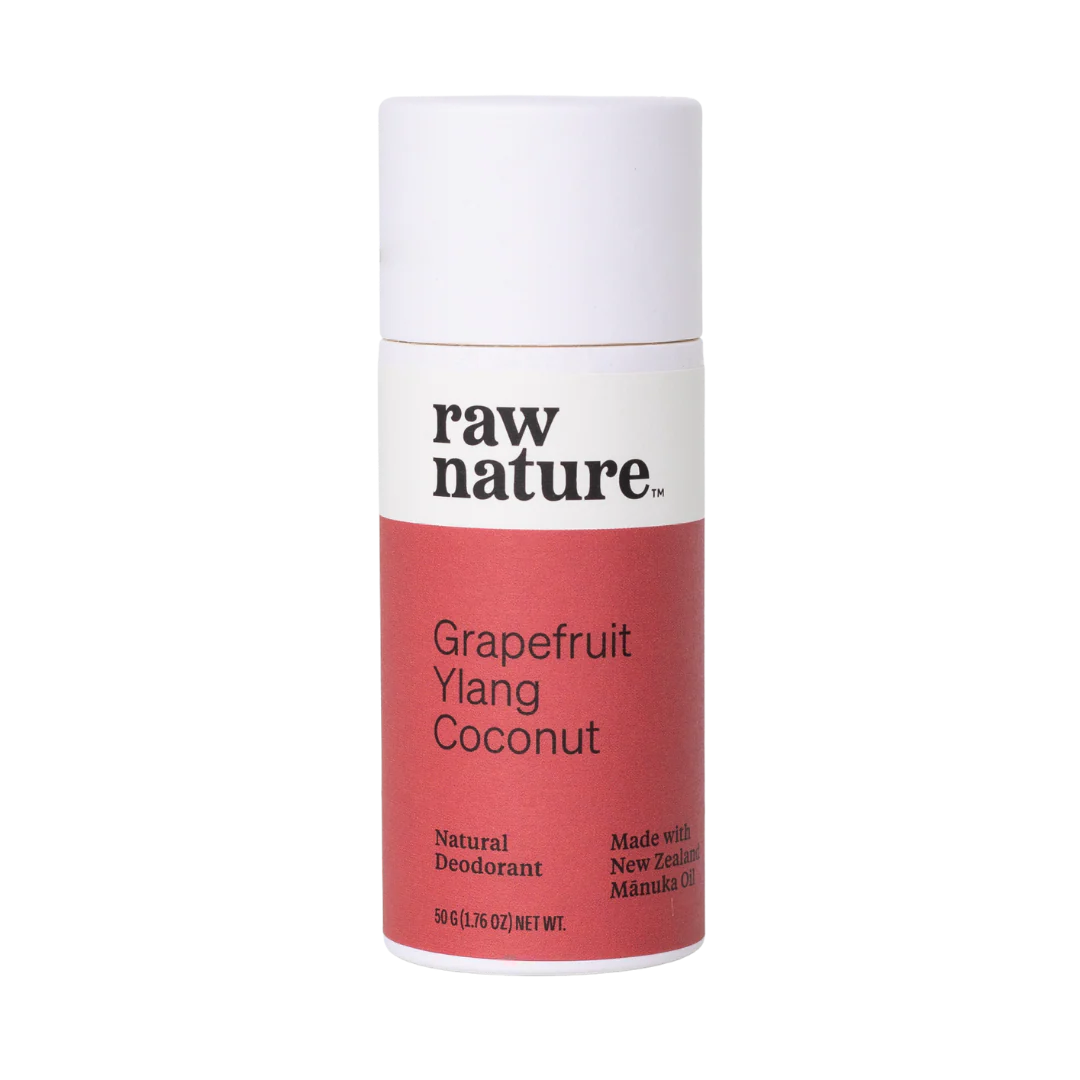 Raw Nature Deodorant Grapefruit, Ylang 50g-Raw Nature Limited-Matakana Pharmacy