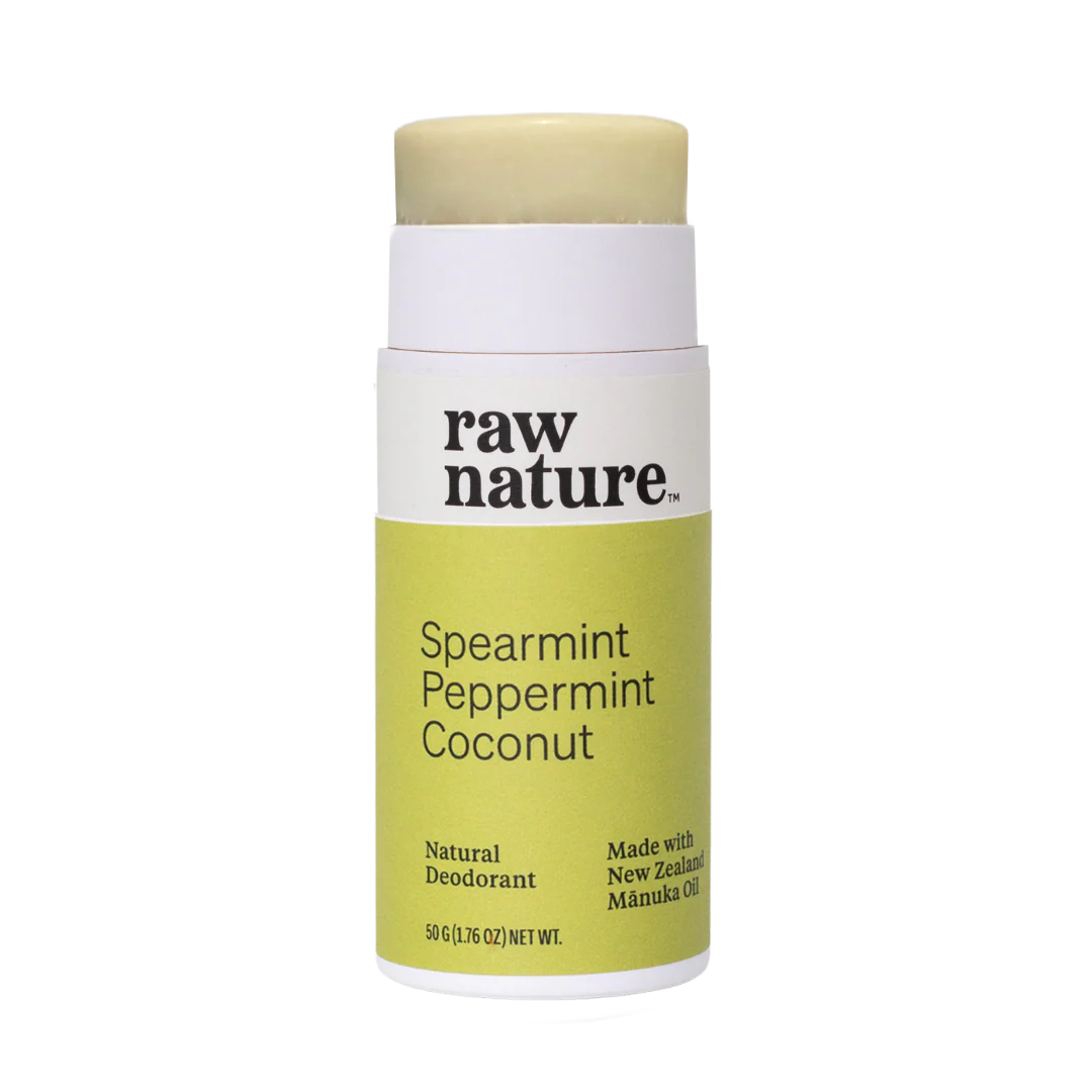Raw Nature Deodorant Spearmint Peppermint 50g-Raw Nature Limited-Matakana Pharmacy