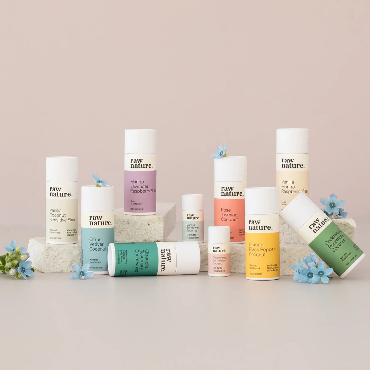Raw Nature Deodorant Vanilla, Coconut, Sensitive-Raw Nature Limited-Matakana Pharmacy