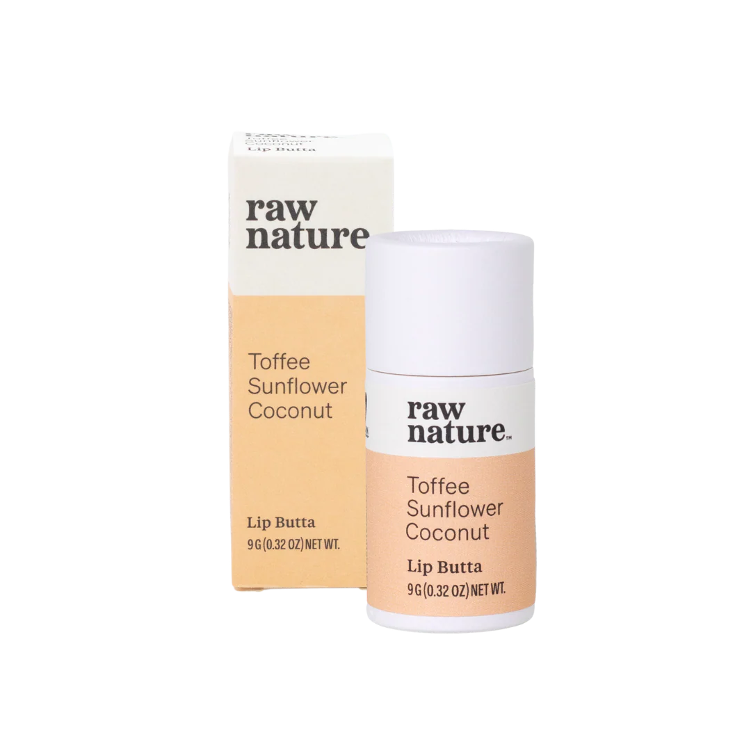 Raw Nature Lip Butta Toffee 9g-Raw Nature Limited-Matakana Pharmacy