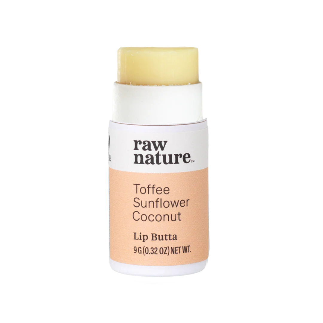 Raw Nature Lip Butta Toffee 9g-Raw Nature Limited-Matakana Pharmacy