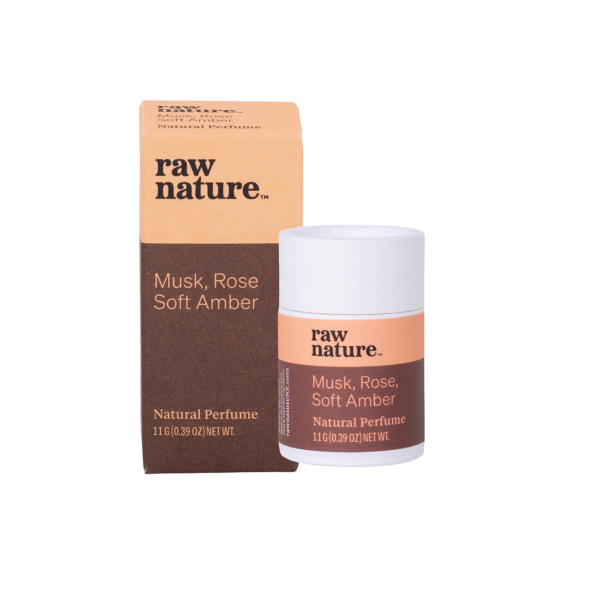 Raw Nature Musk Rose Soft Amber Perfume 11g-Raw Nature Limited-Matakana Pharmacy