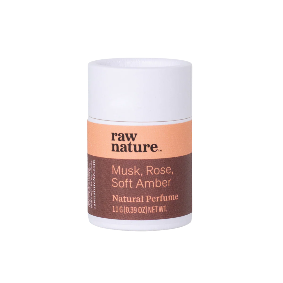 Raw Nature Musk Rose Soft Amber Perfume 11g-Raw Nature Limited-Matakana Pharmacy