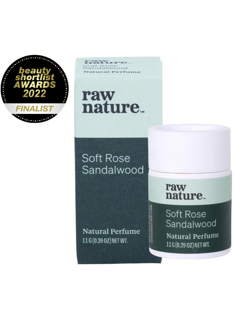 Raw Nature Soft Rose Sandalwood Perfume 11g-Raw Nature Limited-Matakana Pharmacy