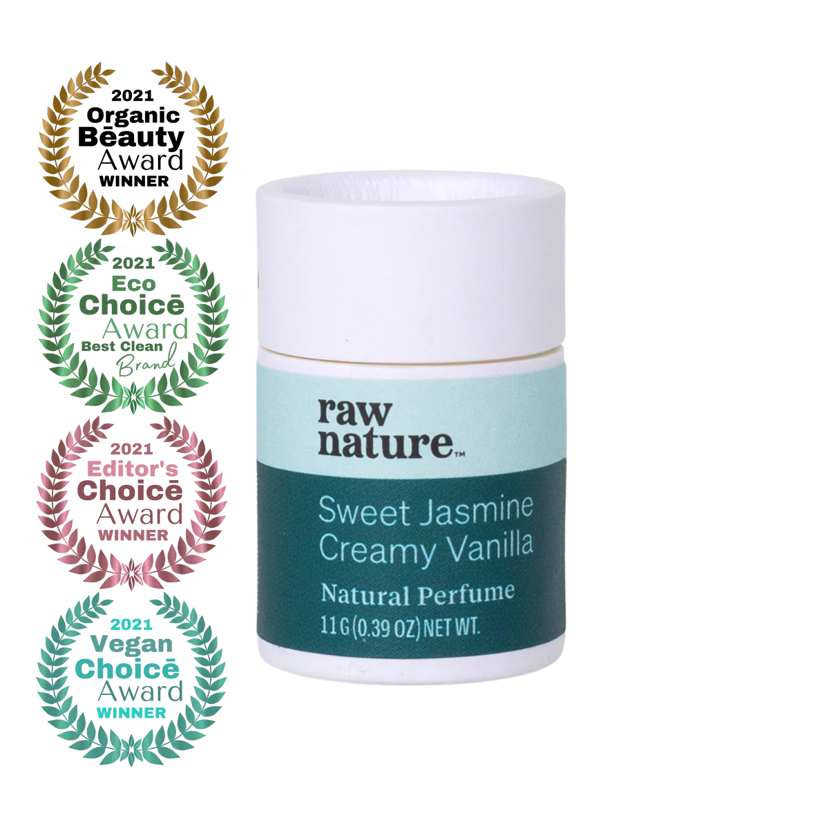 Raw Nature Sweet Jasmine Creamy Vanilla Perfume 11g-Raw Nature Limited-Matakana Pharmacy