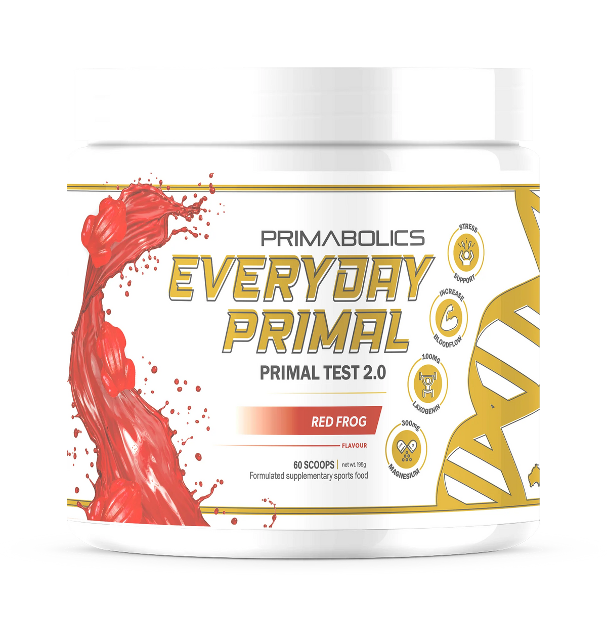 Everyday Primal Test Booster Red Frog 185g-Primabolics-Matakana Pharmacy