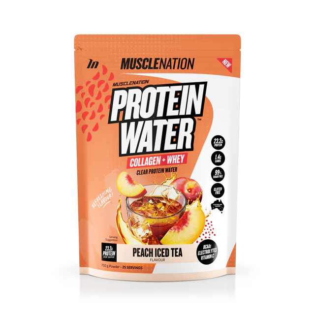 Protein Water Peach Iced Tea 750g-MuscleNation-Matakana Pharmacy