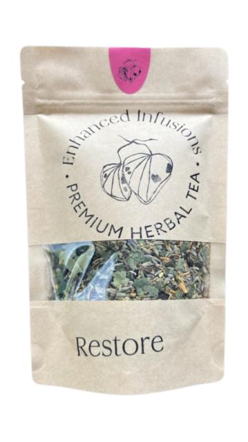 Restore Premium Herbal Tea 30serves-Enhanced Wellbeing Tea-Matakana Pharmacy