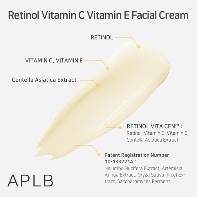 Retinol Vitamin C Vitamin E Facial Cream 55ml-APLB-Matakana Pharmacy