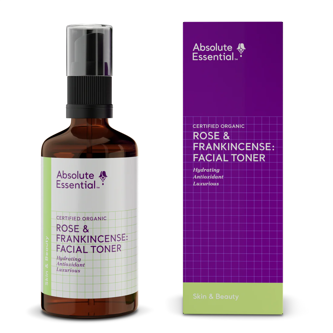 Rose & Frankincense Toner Organic 100ml-Absolute Essential-Matakana Pharmacy