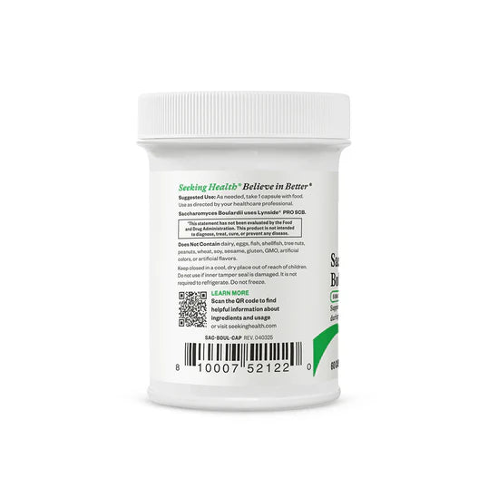 Saccharomyces Boulardii 60caps-Seeking Health-Matakana Pharmacy