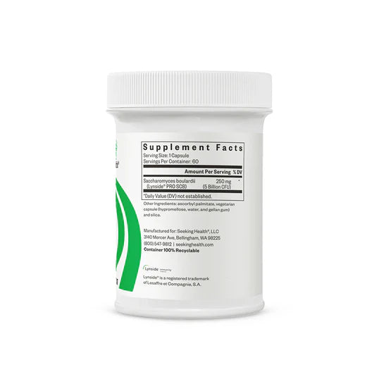 Saccharomyces Boulardii 60caps-Seeking Health-Matakana Pharmacy