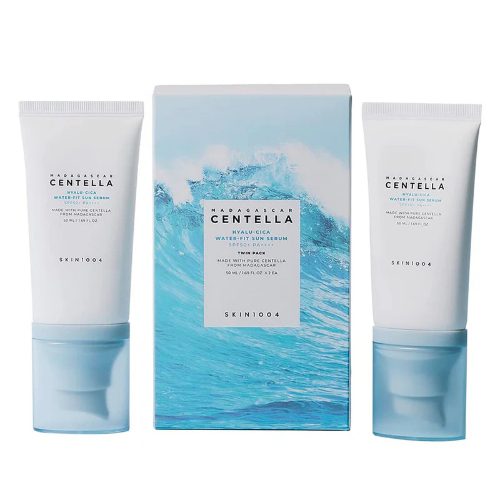 Madagascar Centella Hyalu Cica Water Fit Sun Serum 50ml TWIN PACK-SKIN1004-Matakana Pharmacy