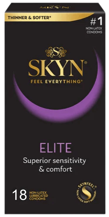 Elite Condoms 18 Pack-SKYN-Matakana Pharmacy