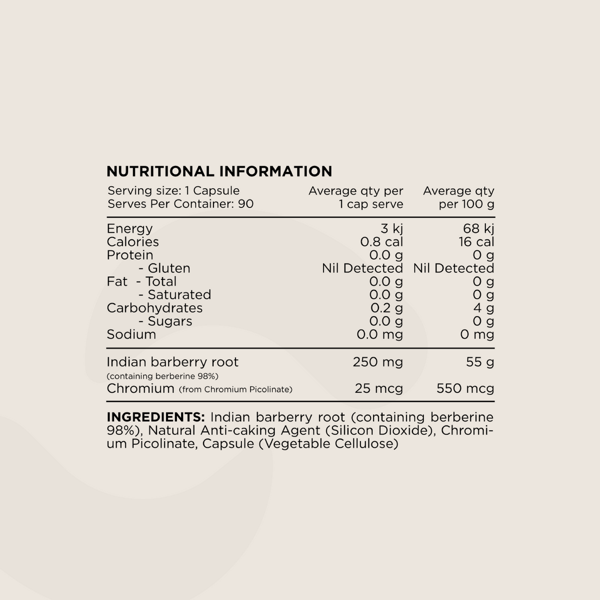 Switch Essentials Berberine 90 Capsules-Switch Nutrition-Matakana Pharmacy