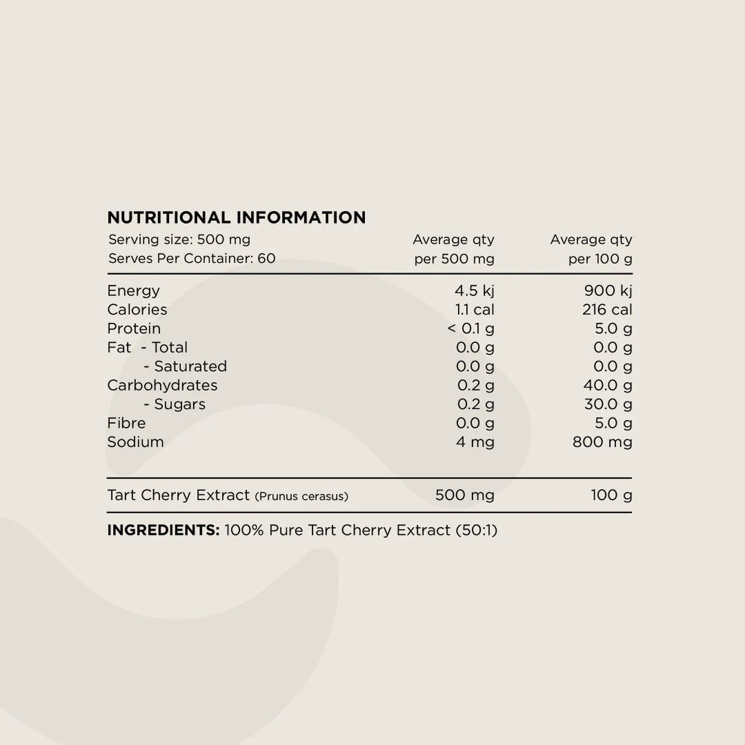 Switch Essentials Tart Cherry Powder 30g-Switch Nutrition-Matakana Pharmacy
