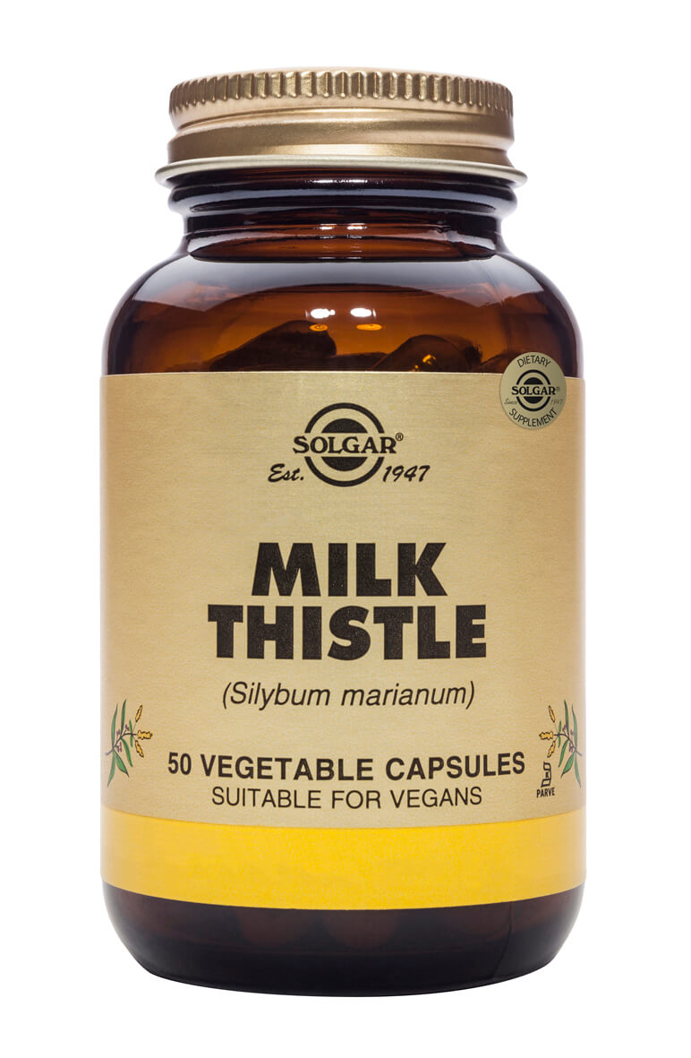 SOLGAR Milk Thistle 100mg 50 caps-Matakana Pharmacy