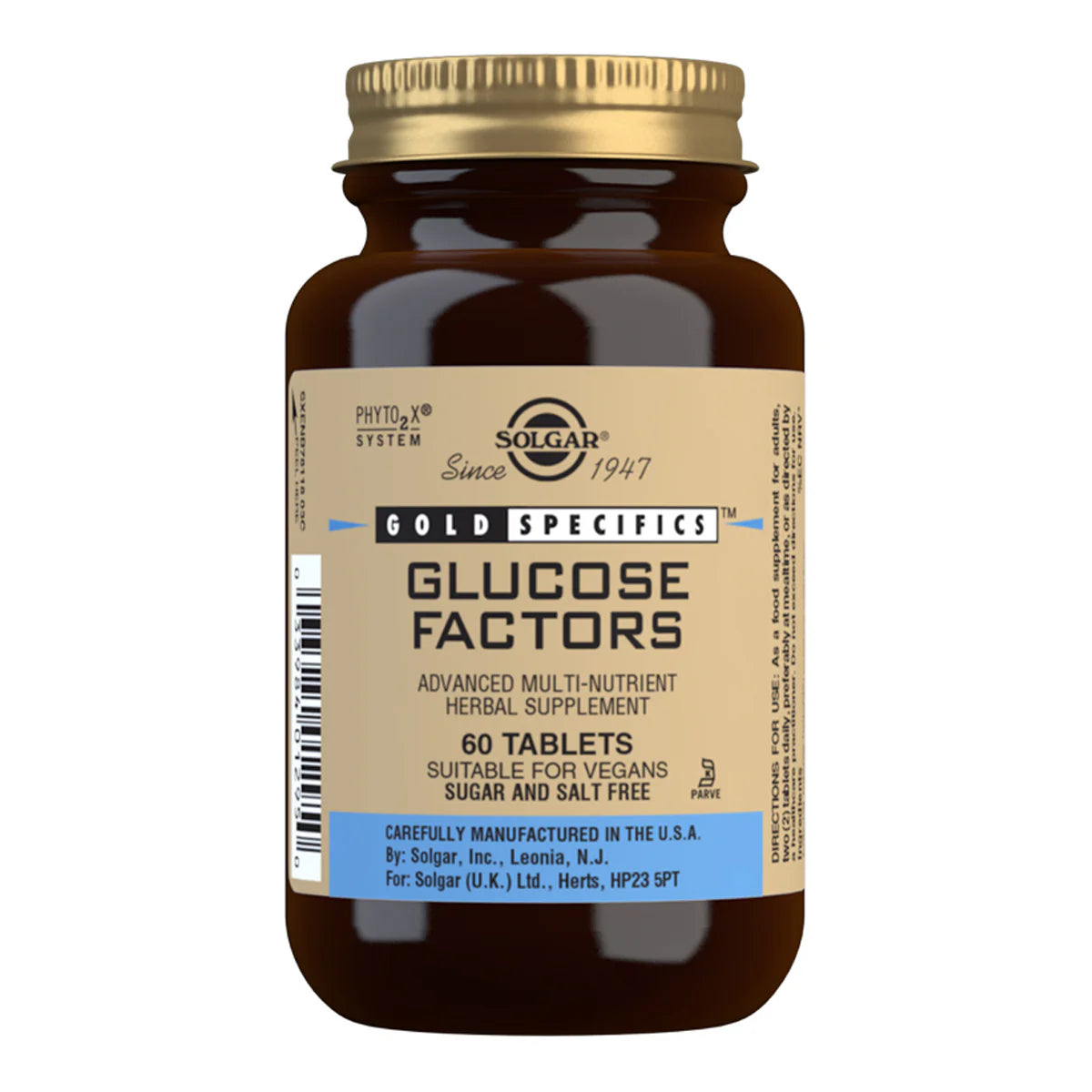 Image of SOLGAR Glucose Factors 60 caps