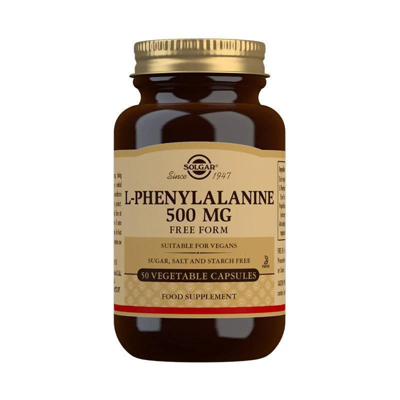 Image of SOLGAR L-Phenylalanine 500mg 50 caps