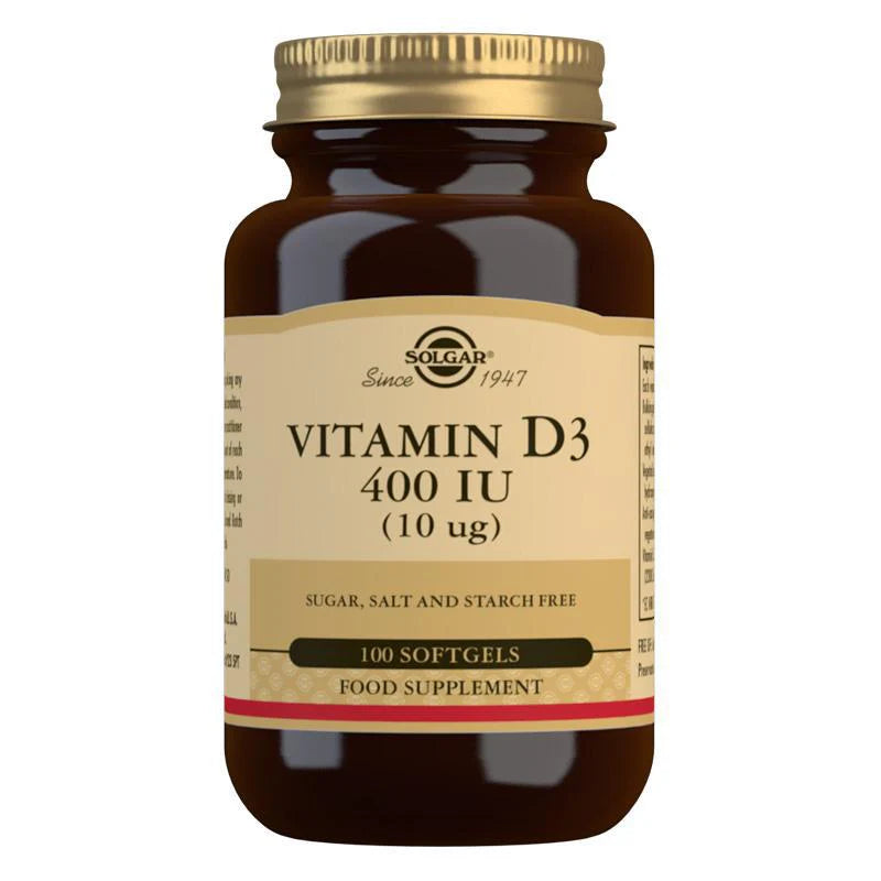 Image of SOLGAR Vitamin D3 400 IU 100 caps