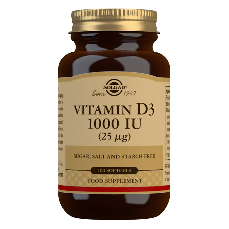 Image of SOLGAR Vitamin D3 1000iu 100 caps