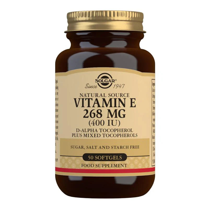 SOLGAR Vitamin E 400 IU Mixed 50 caps-Solgar-Matakana Pharmacy