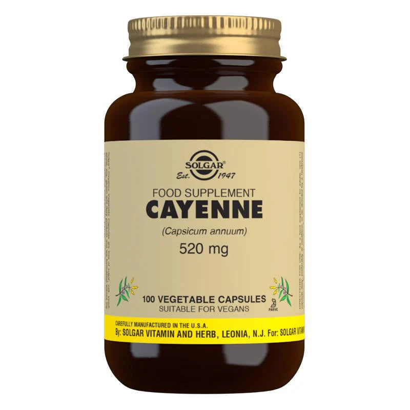 Image of SOLGAR Cayenne 520mg 100 caps