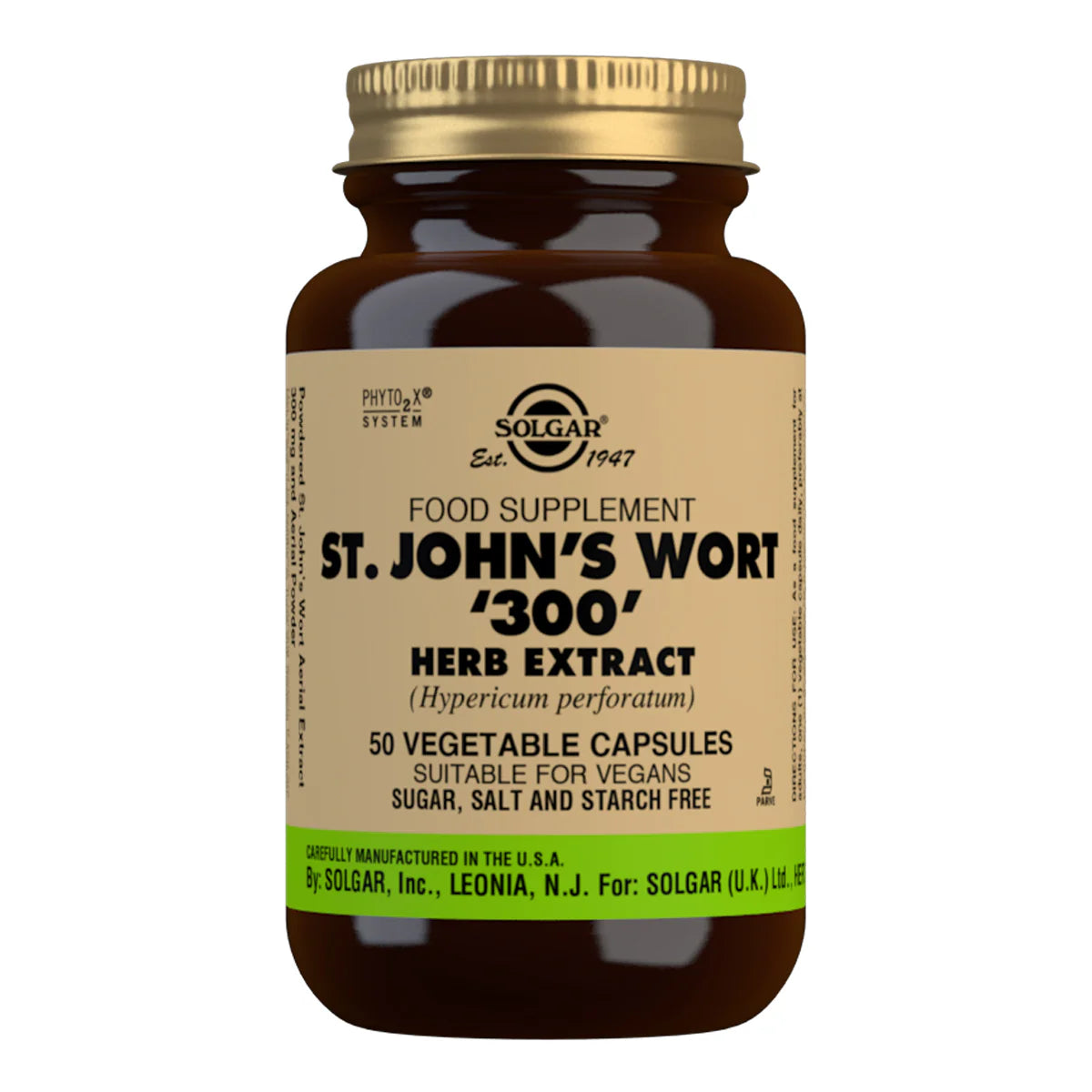 Image of SOLGAR St Johns Wort 300 Extract 50 caps