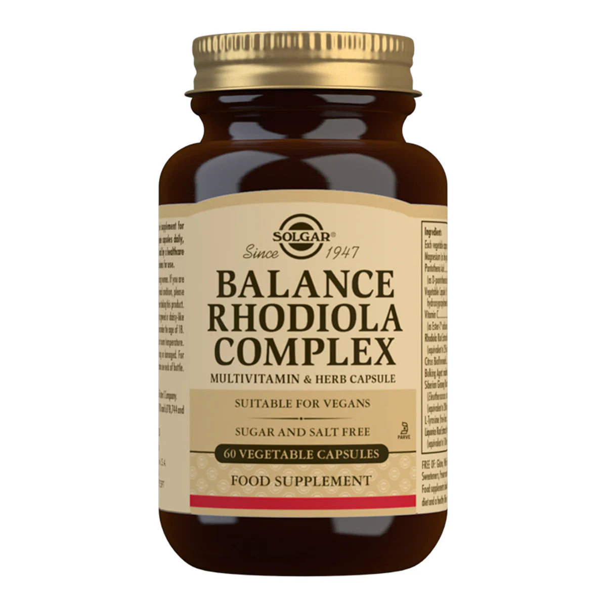 Image of SOLGAR Balance Rhodiola Complex 60 caps