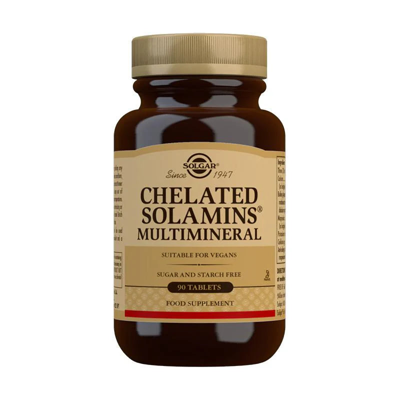 Image of SOLGAR Chelated Solamins 90 caps