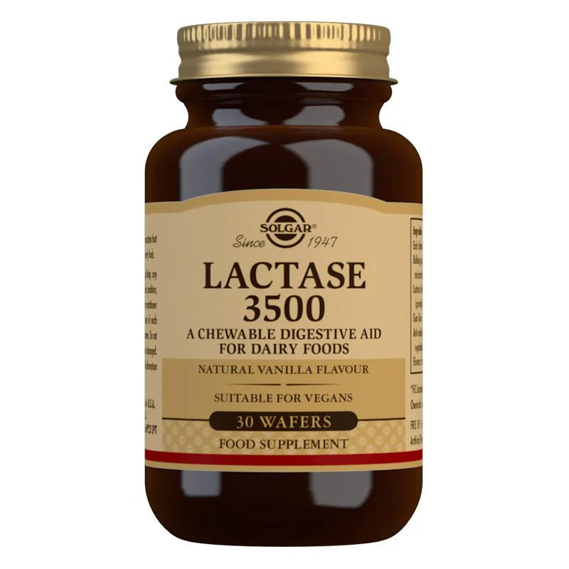 Image of SOLGAR Lactase 3500 Waffers 30 caps