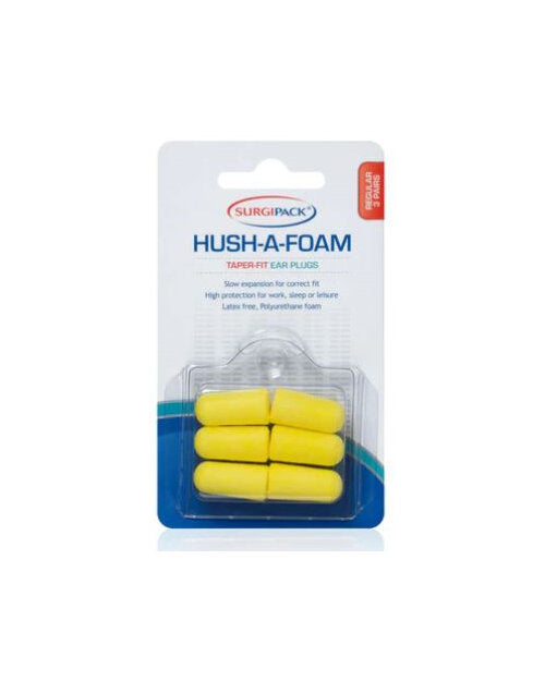 SP Ear Plugs HushAFoam Taper Regular-Matakana Pharmacy