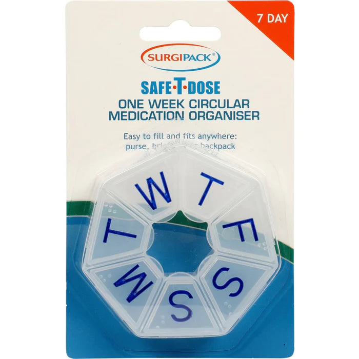 SP Medication Organiser Circular 1 week-Matakana Pharmacy