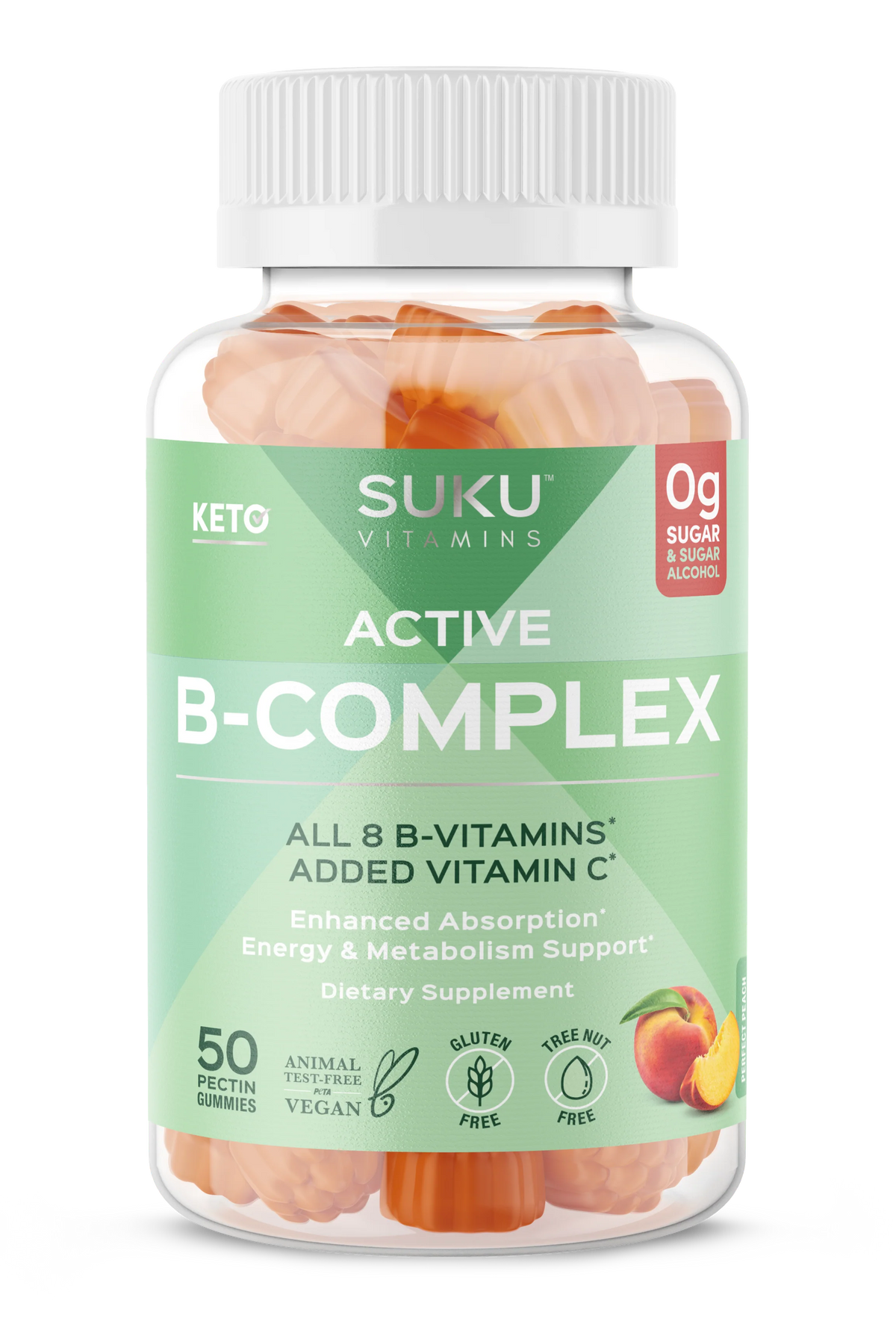 image of SUKU Active B-Complex 50 Gummies
