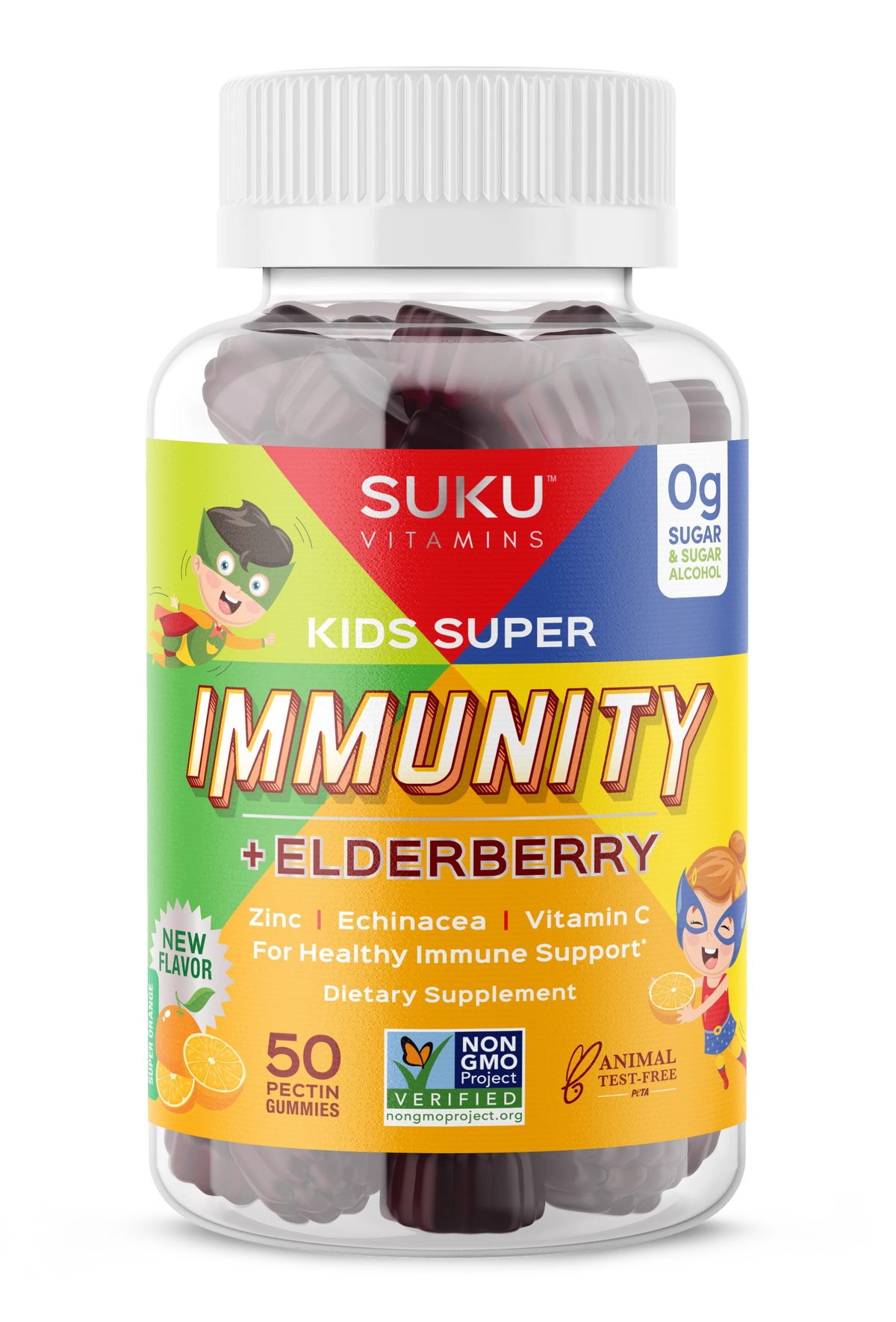 SUKU Kids Super Immunity 50gummies-Matakana Pharmacy