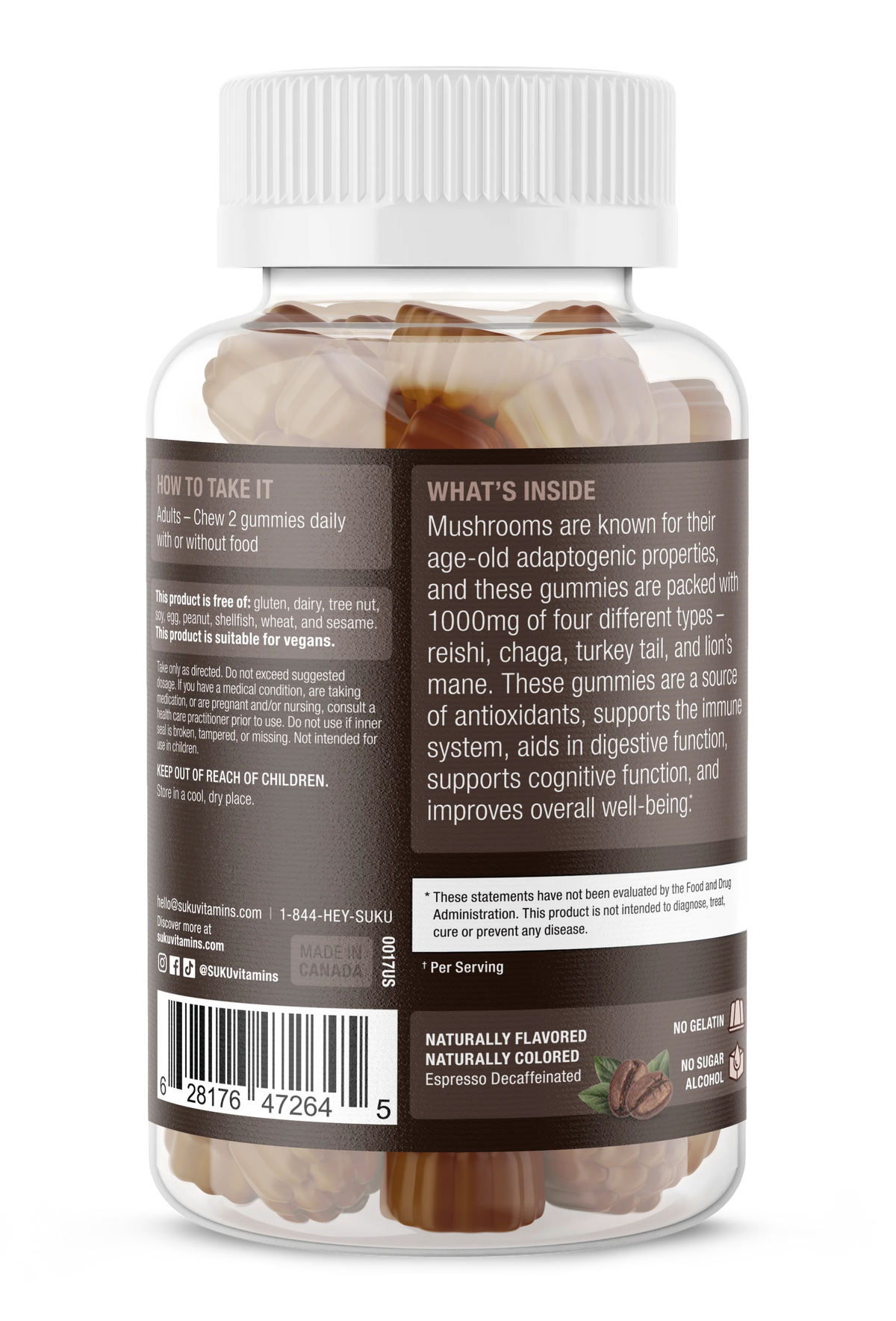 Image of SUKU Super Mushroom 50 gummies